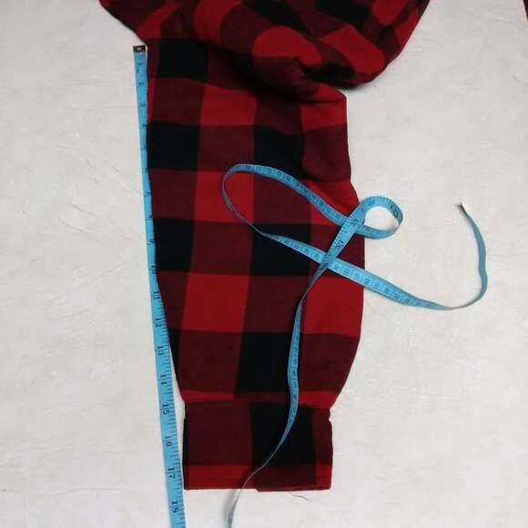 NWT Natural Reflections sherpa lined jacket size XL red & black check - Picture 7 of 16